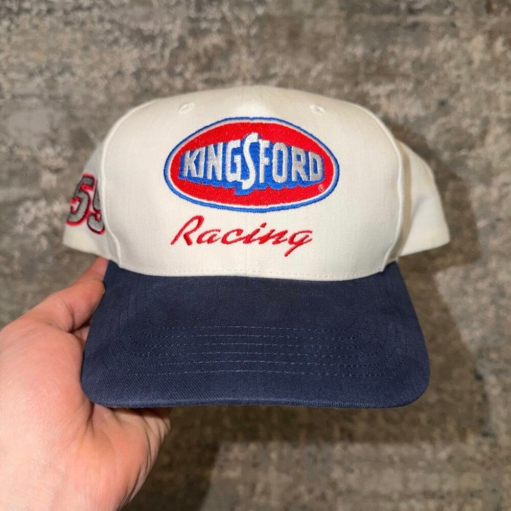 Kingsford Racing Vintage 90s Snapback Hat Made in USA